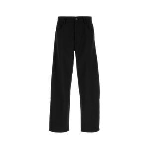 Sefr Men Black Stretch Polyester Blend Oktai Pant